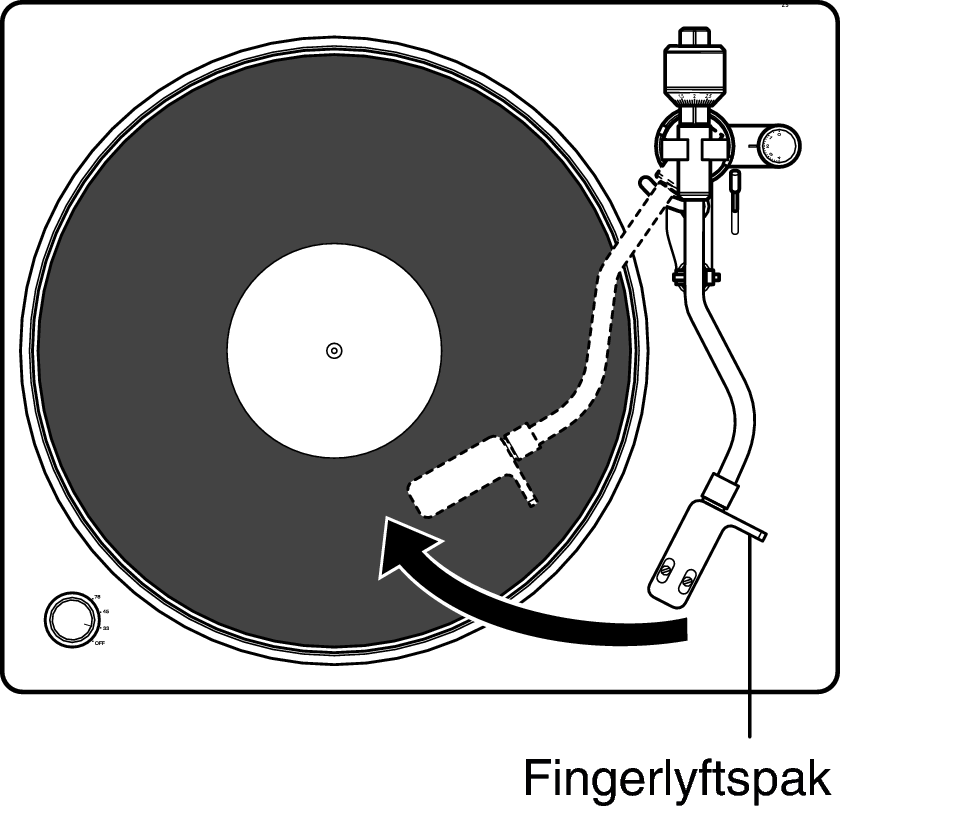 Ope tonearm play